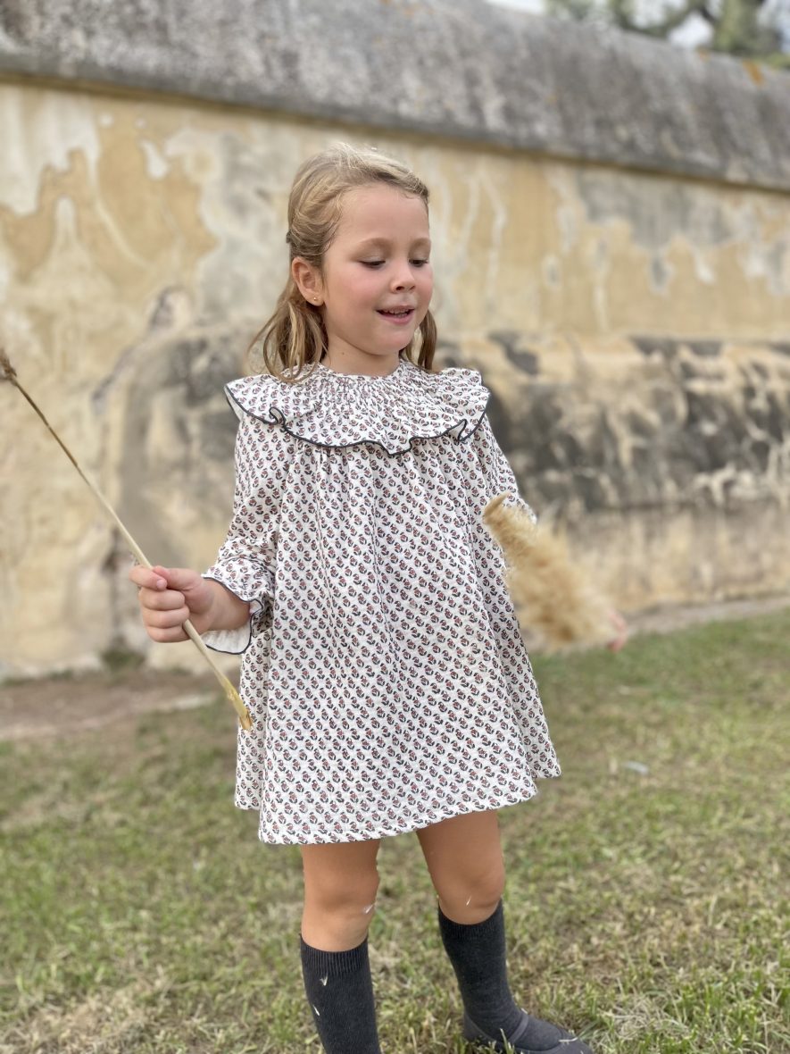 Vestido mini flores