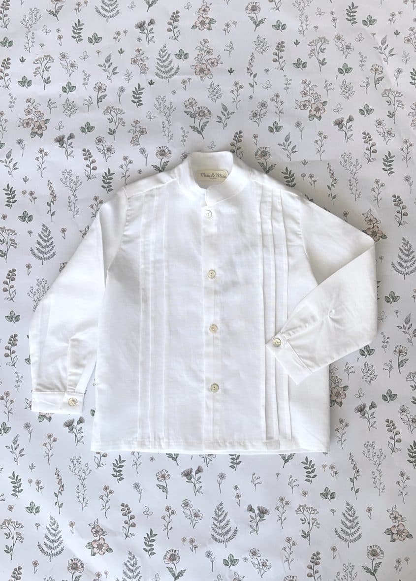 Camisa jaretas de Lino