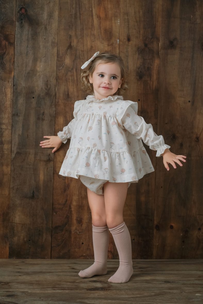 Vestido Globos en tonos pasteles